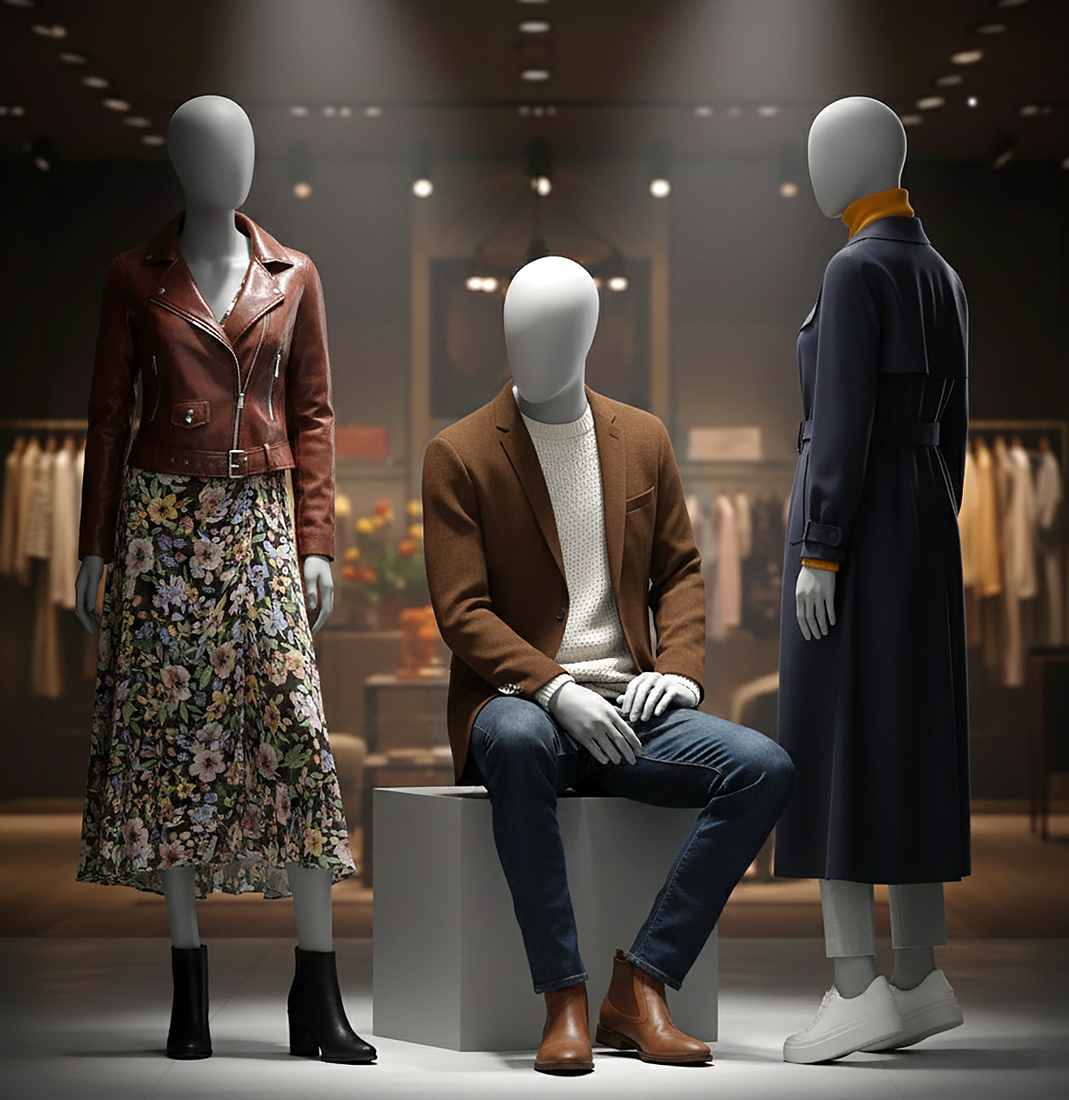 Advanced cloth simulation with flowing fabric and realistic folds