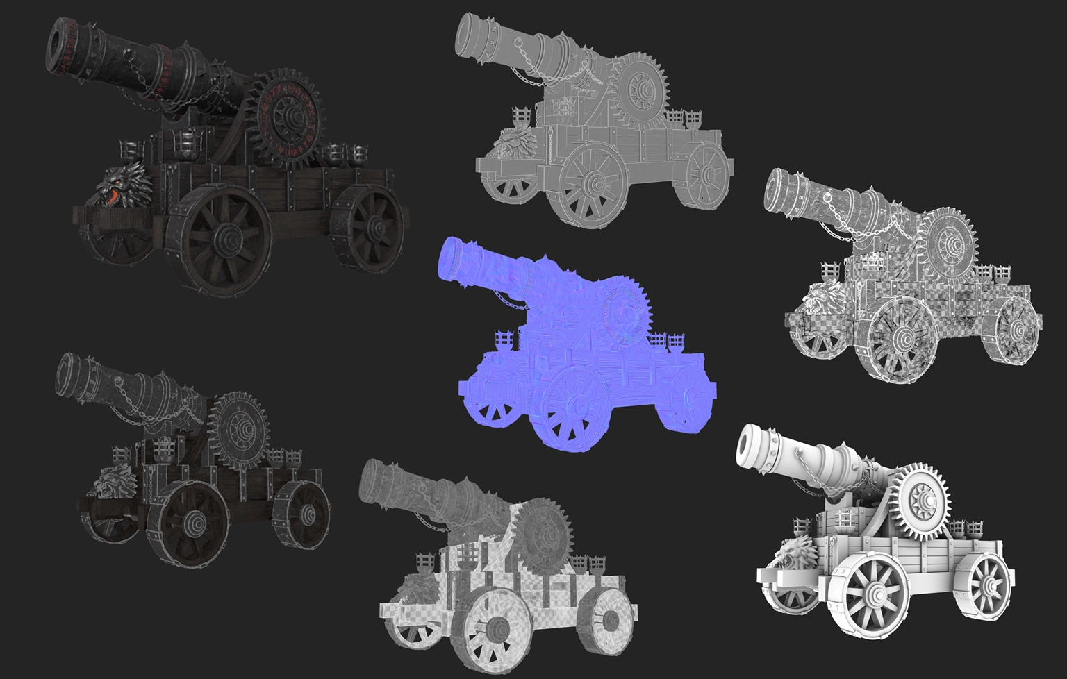Dark Fantasy Siege Cannon