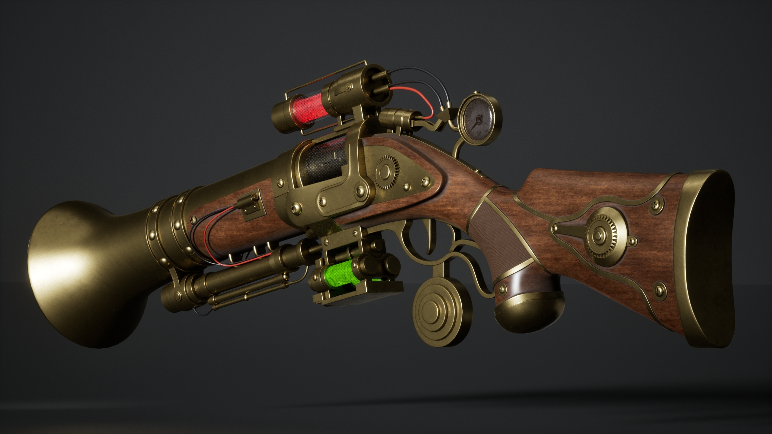 Steampunk Blunderbuss Rifle