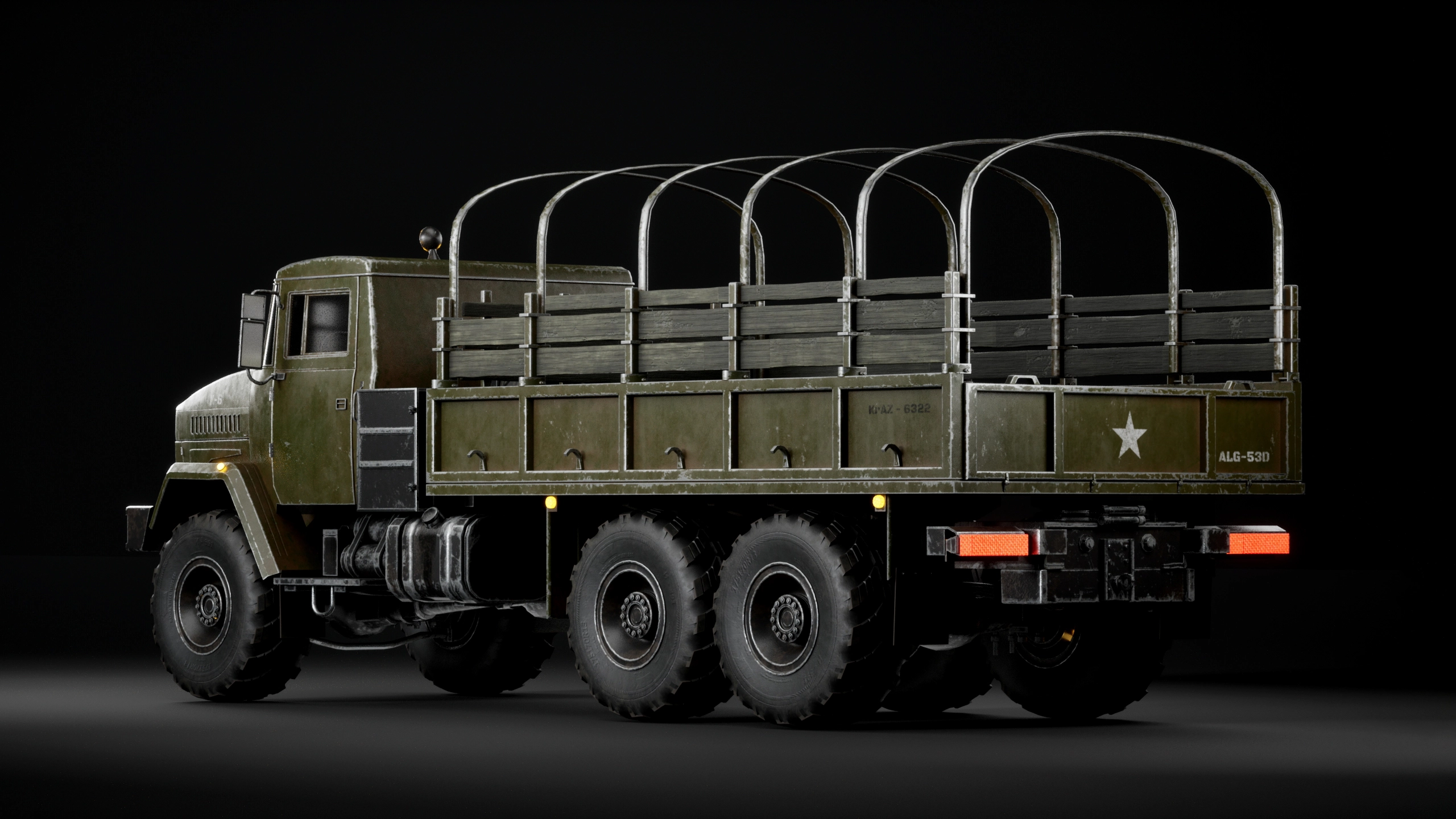 KrAZ-6322 Military Cargo Truck