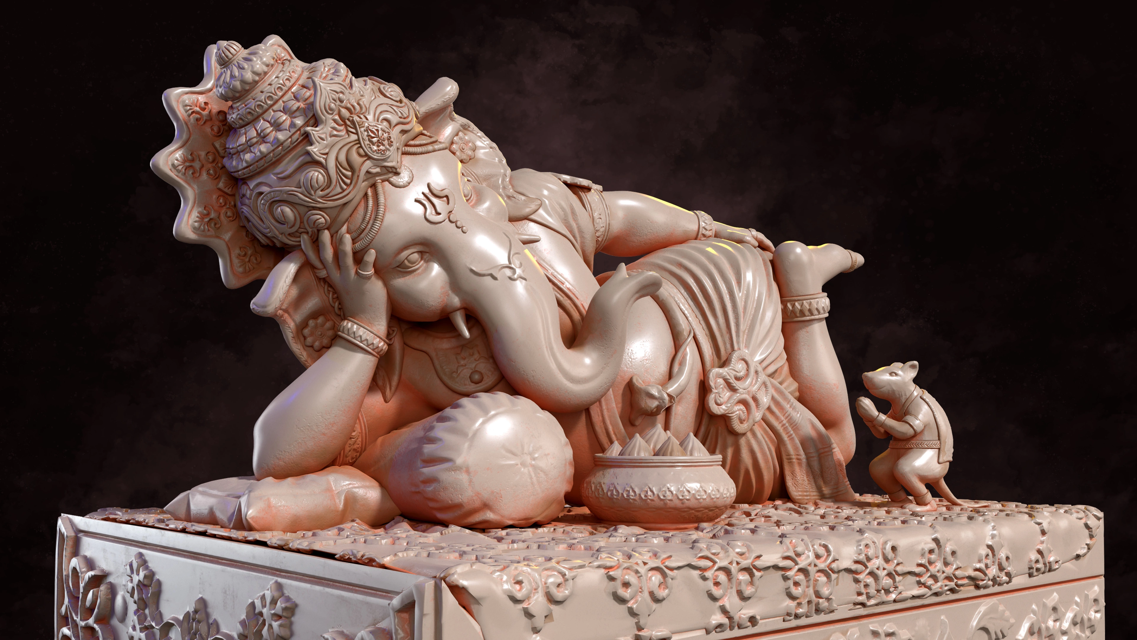 Ganesha Resting
