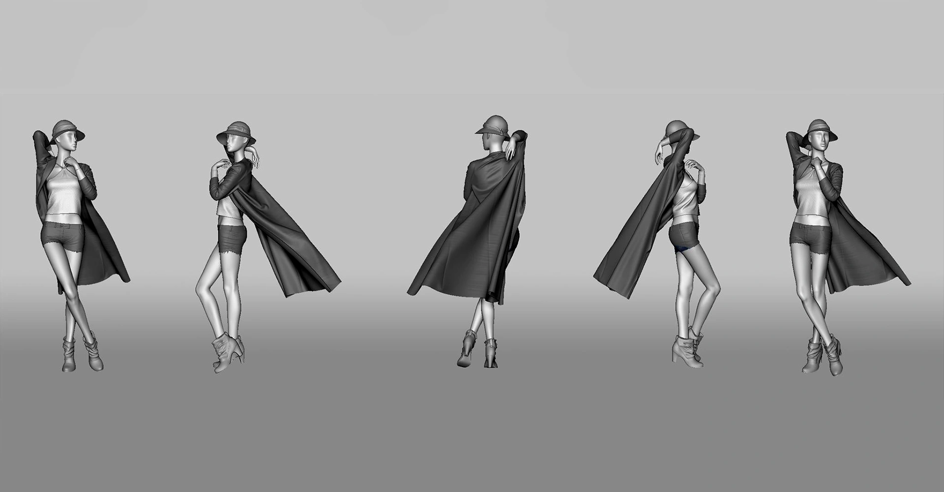 Women's Summer Outfit with Long Shrug